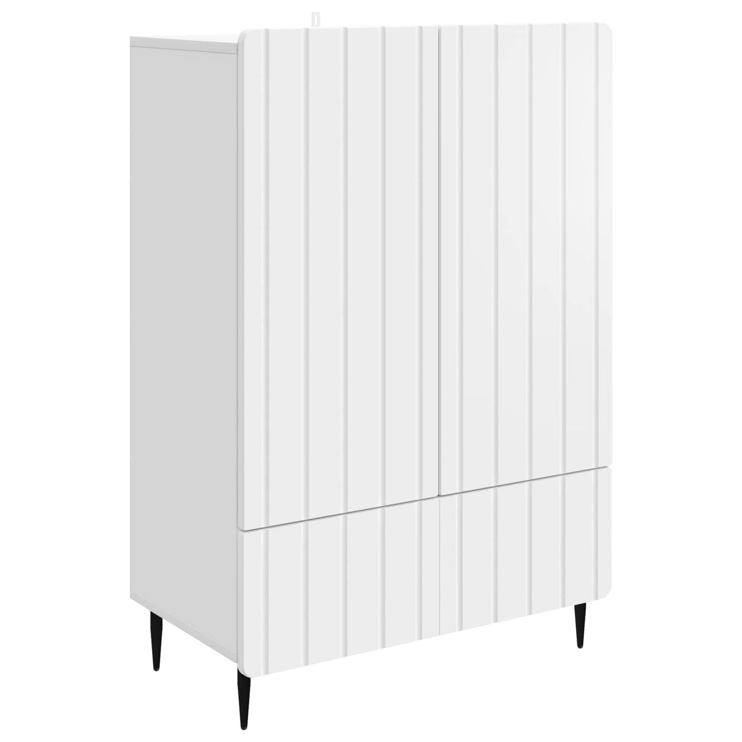 Sideboard Med Skuffe 66 X 34,5 X 97 Cm Konstrueret Træ - Billede 2