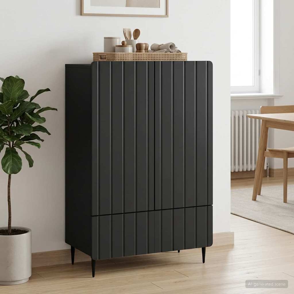 Sideboard Med Skuffe 66 X 34,5 X 97 Cm Konstrueret Træ - Variant 894436