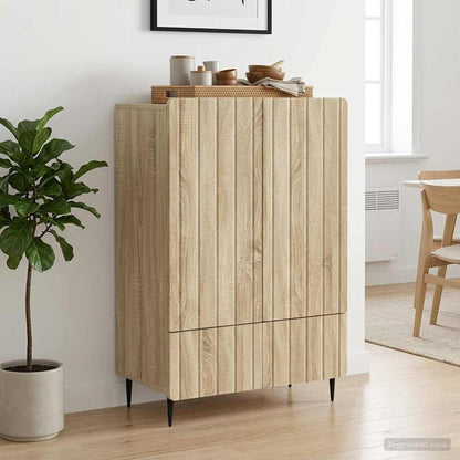 Sideboard Med Skuffe 66 X 34,5 X 97 Cm Konstrueret Træ - Variant 894437