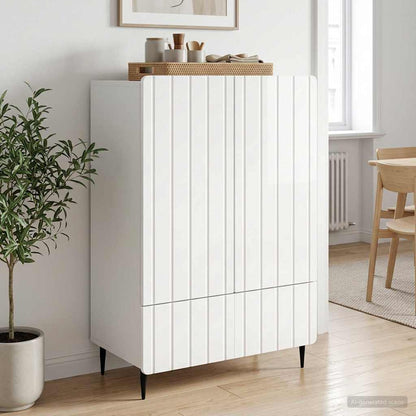 Sideboard Med Skuffe 66 X 34,5 X 97 Cm Konstrueret Træ - Variant 894439