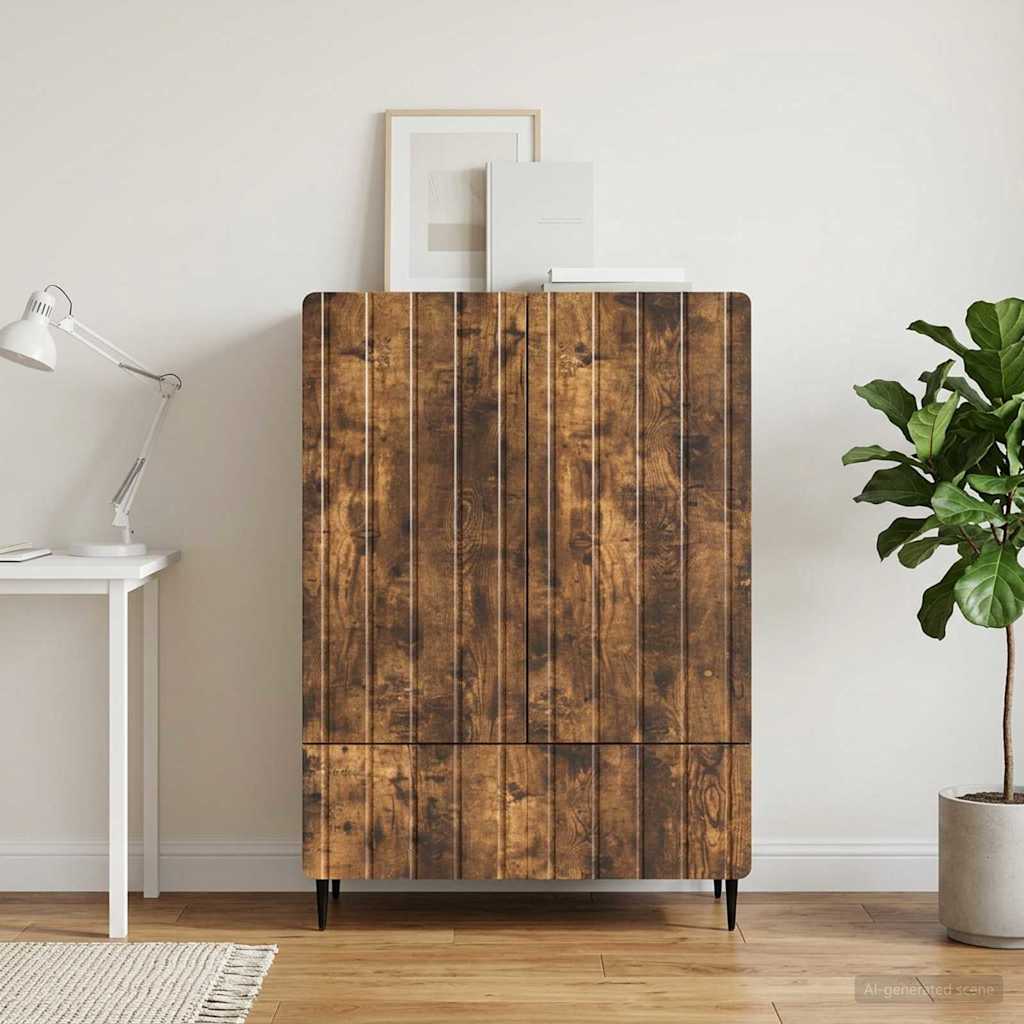 Sideboard Med Skuffe 66 X 34,5 X 97 Cm Konstrueret Træ - Variant 894440