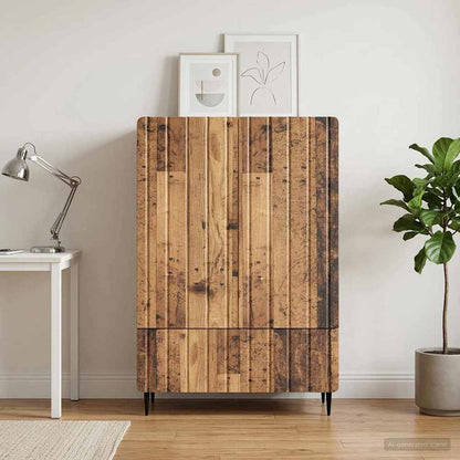 Sideboard Med Skuffe 66 X 34,5 X 97 Cm Konstrueret Træ - Variant 894443