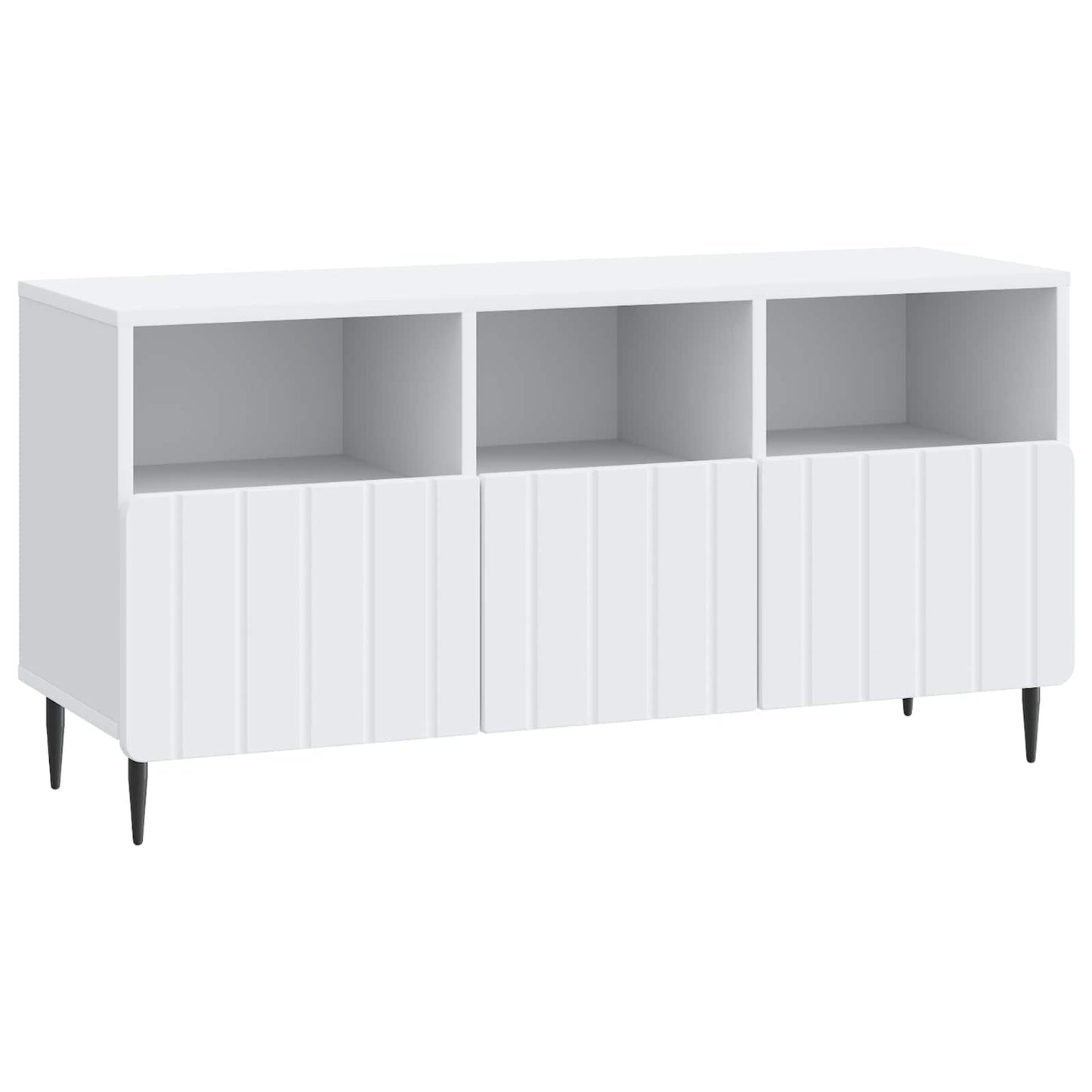 Tv-skab Med Skuffe 102 X 34,5 X 50 Cm Konstrueret Træ - Billede 2
