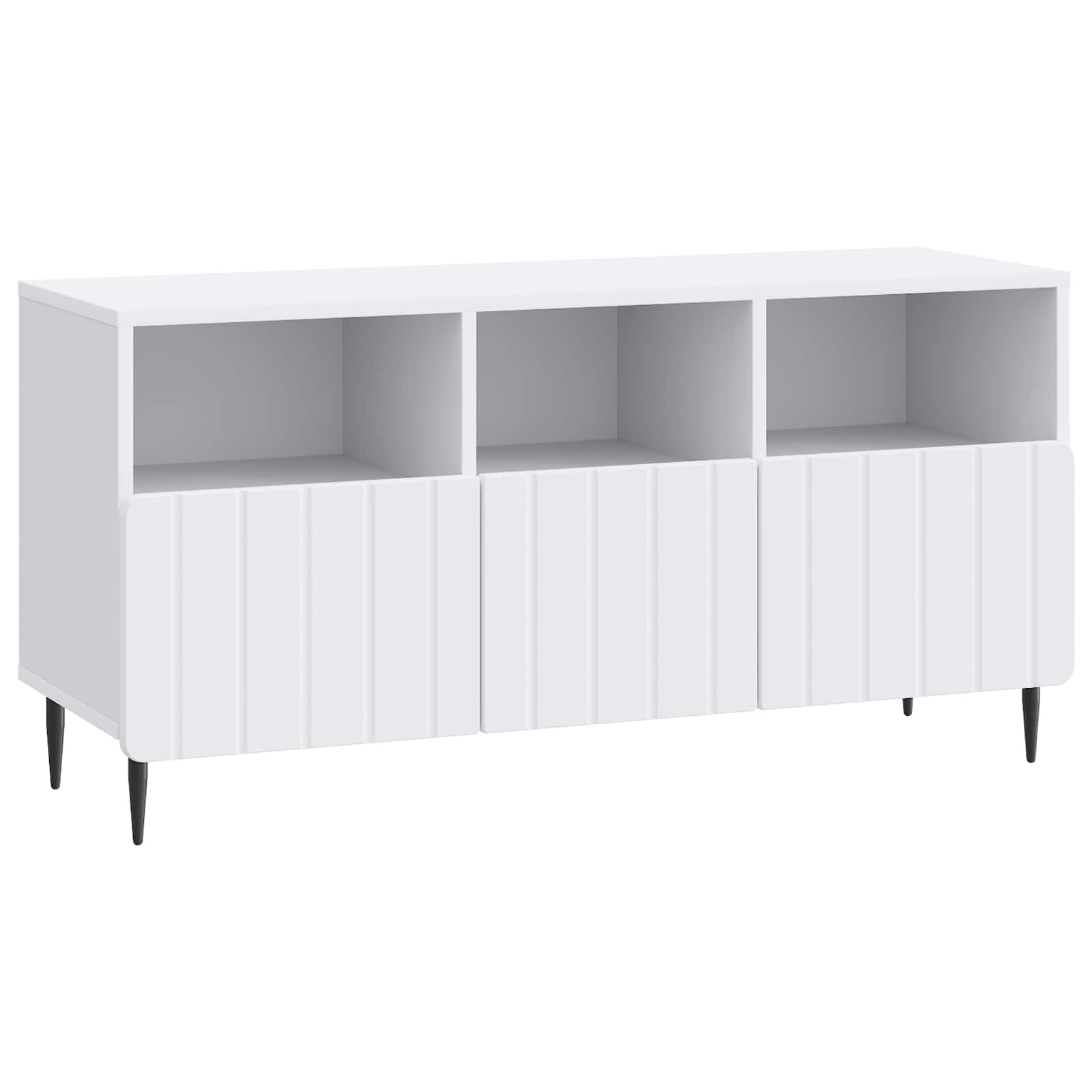 Tv-skab Med Skuffe 102 X 34,5 X 50 Cm Konstrueret Træ - Billede 2