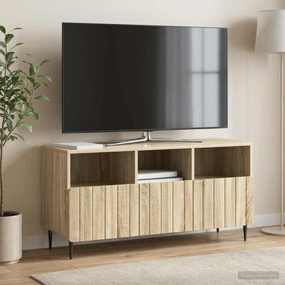 Tv-skab Med Skuffe 102 X 34,5 X 50 Cm Konstrueret Træ - Variant 894447