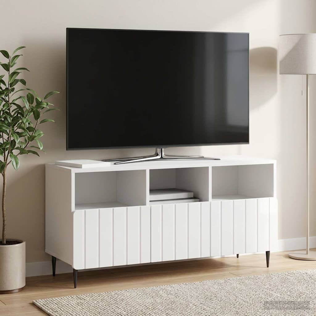Tv-skab Med Skuffe 102 X 34,5 X 50 Cm Konstrueret Træ - Variant 894449