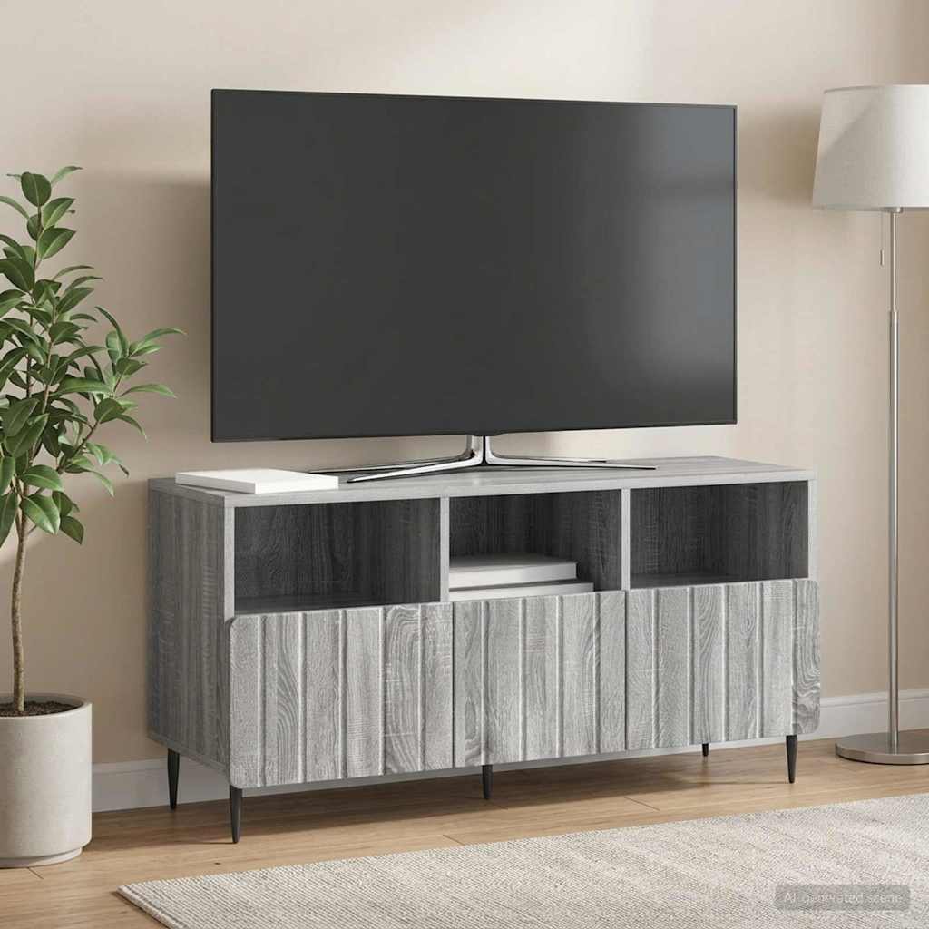 Tv-skab Med Skuffe 102 X 34,5 X 50 Cm Konstrueret Træ - Variant 894451