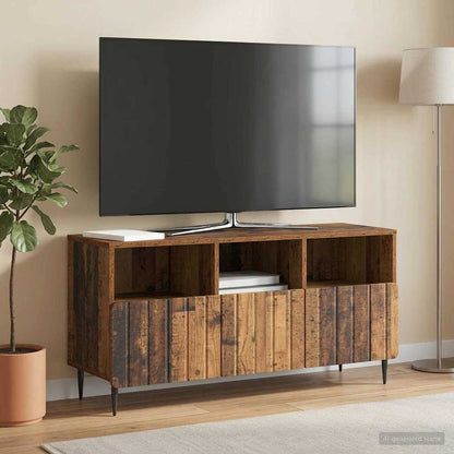 Tv-skab Med Skuffe 102 X 34,5 X 50 Cm Konstrueret Træ - Variant 894453