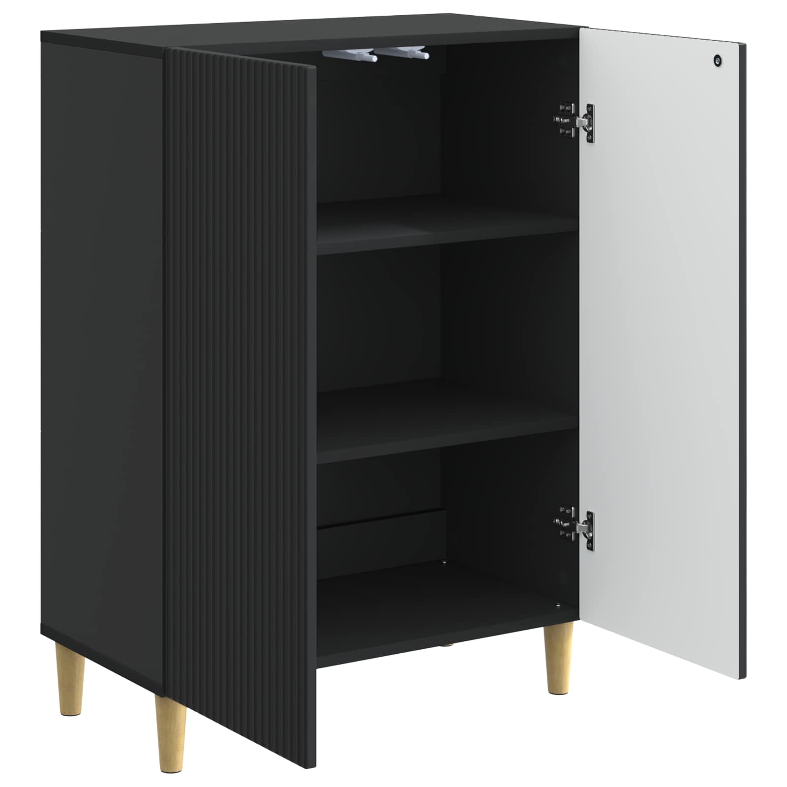 Sideboard 66 X 34,5 X 90 Cm Konstrueret Træ - Billede 3