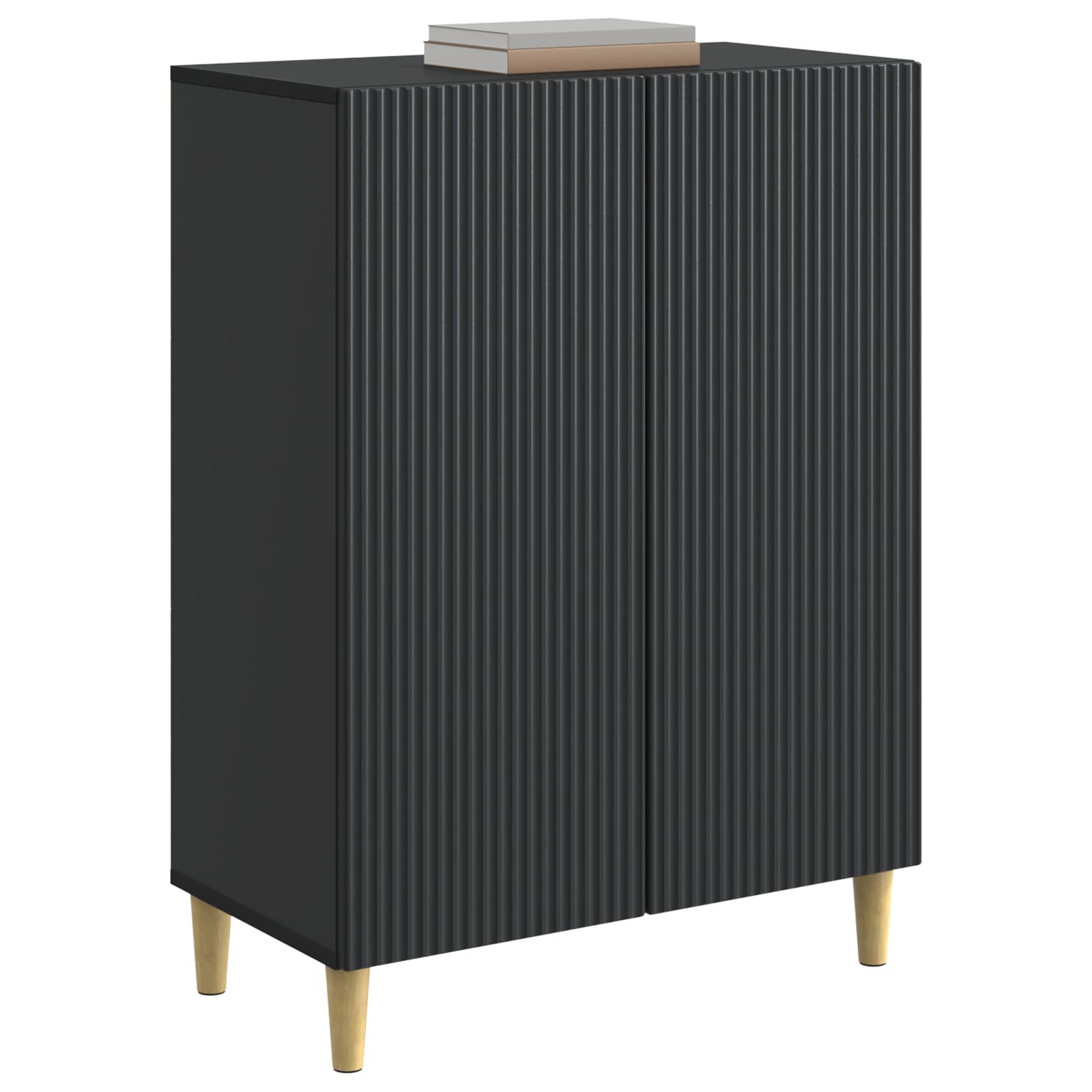 Sideboard 66 X 34,5 X 90 Cm Konstrueret Træ - Billede 2