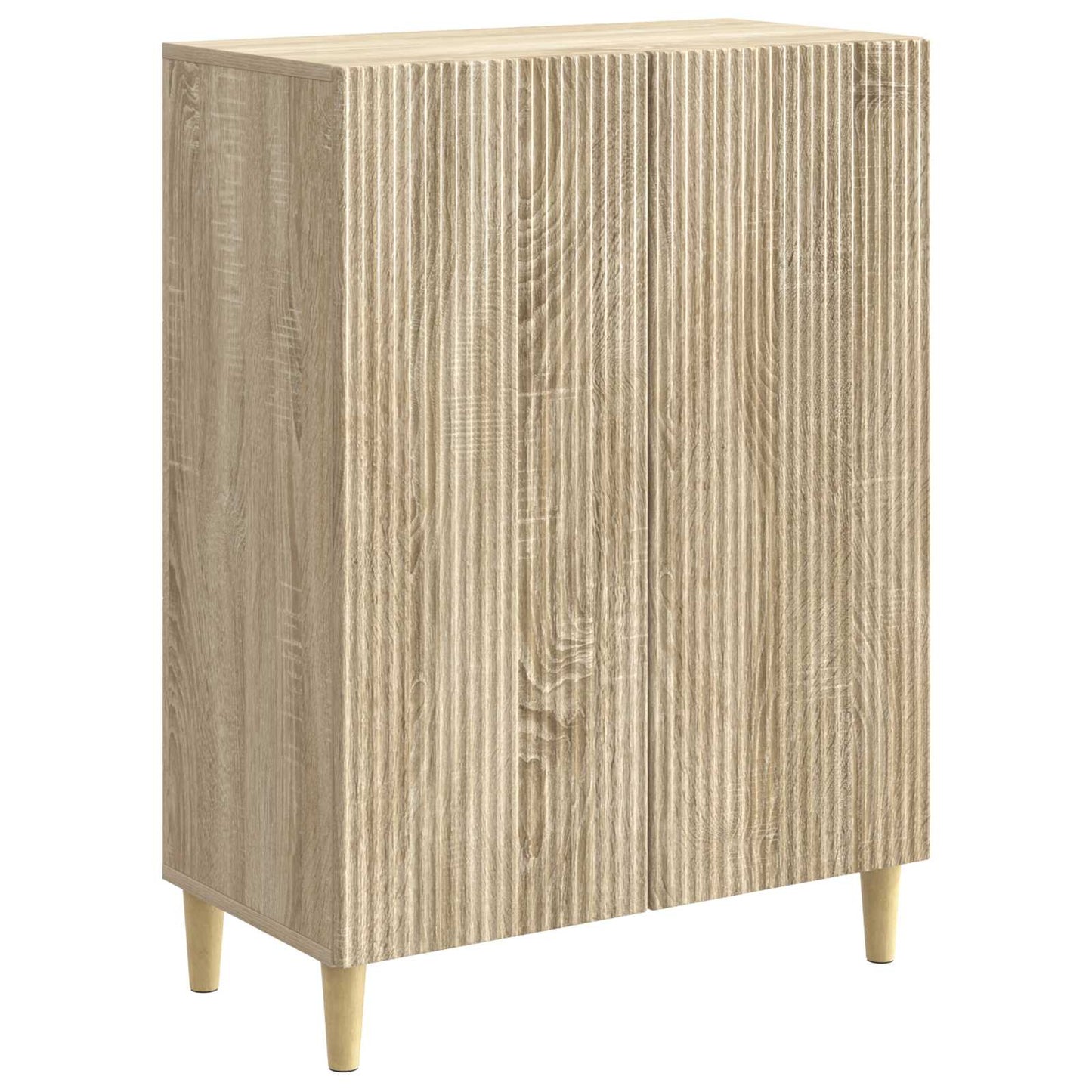 Sideboard 66 X 34,5 X 90 Cm Konstrueret Træ
