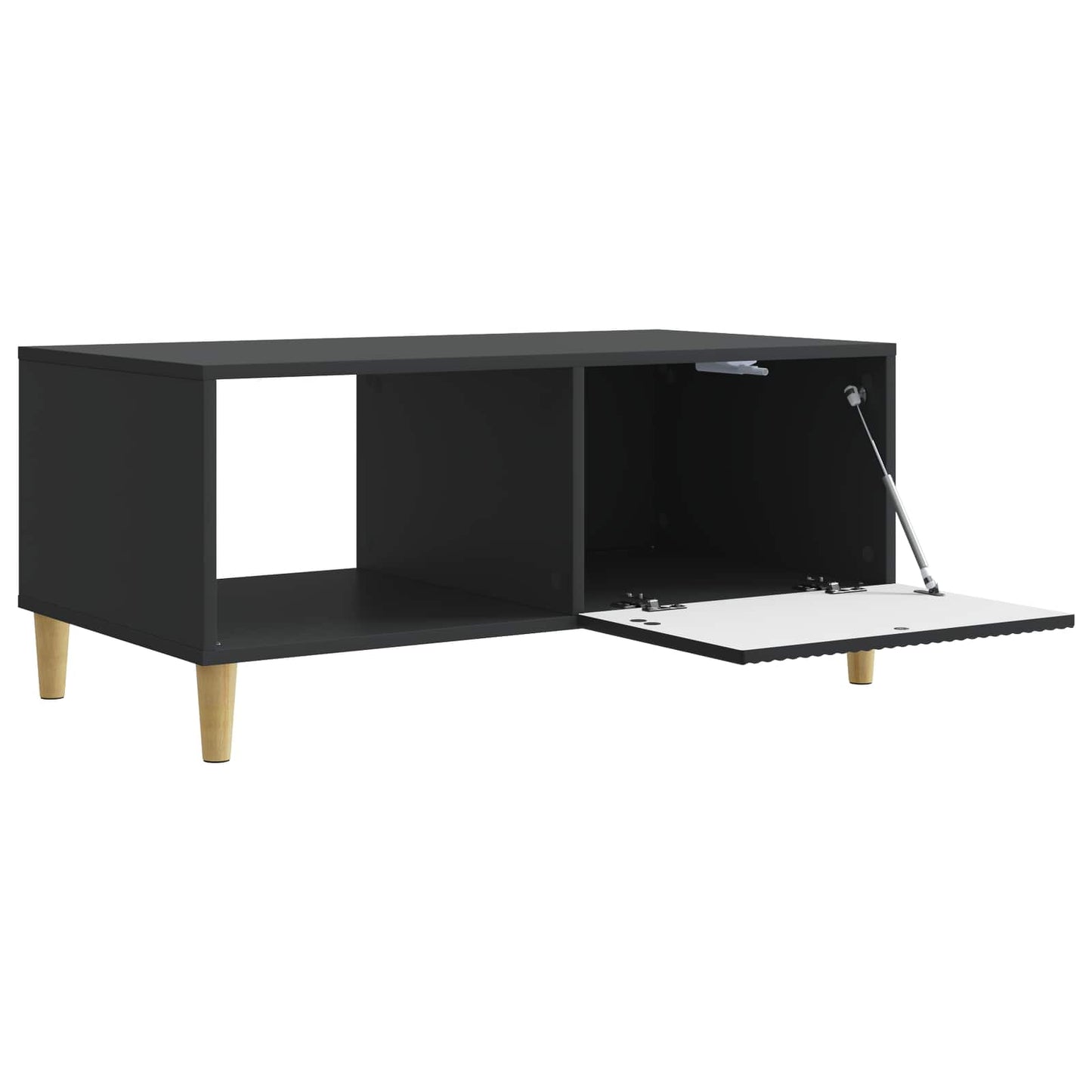 Sofabord 90 X 50 X 40 Cm Konstrueret Træ - Billede 3