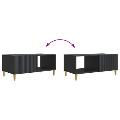 Sofabord 90 X 50 X 40 Cm Konstrueret Træ - Billede 9