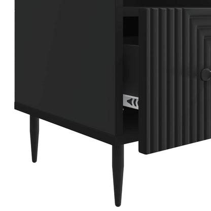 Tv-skab Med Skuffe 102 X 34,5 X 50 Cm Konstrueret Træ - Billede 7