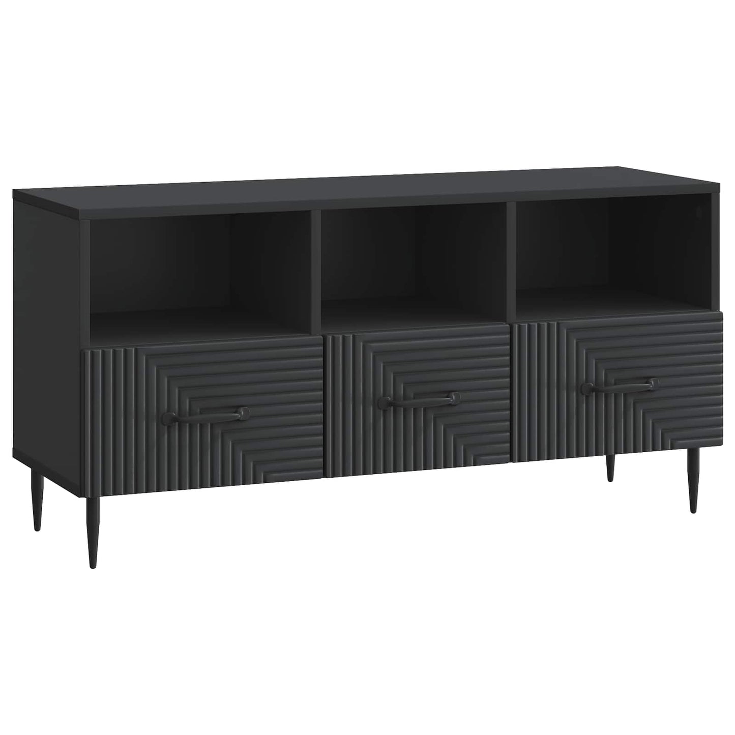Tv-skab Med Skuffe 102 X 34,5 X 50 Cm Konstrueret Træ - Hovedbillede