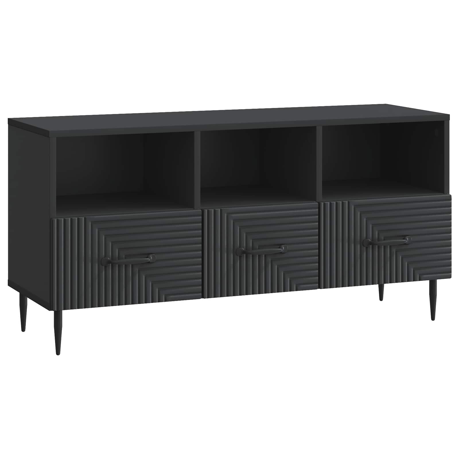 Tv-skab Med Skuffe 102 X 34,5 X 50 Cm Konstrueret Træ - Hovedbillede