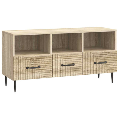 Tv-skab Med Skuffe 102 X 34,5 X 50 Cm Konstrueret Træ