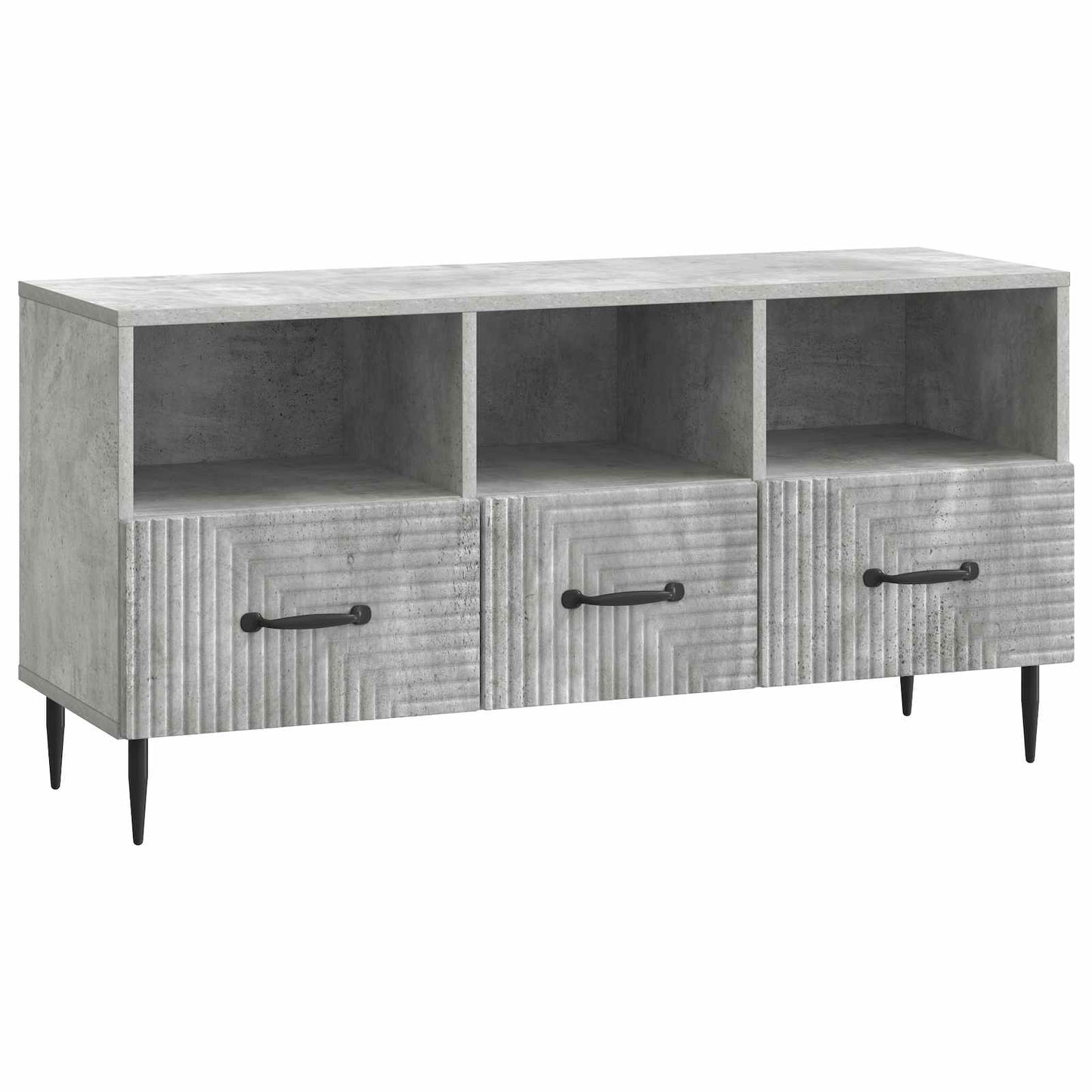Tv-skab Med Skuffe 102 X 34,5 X 50 Cm Konstrueret Træ