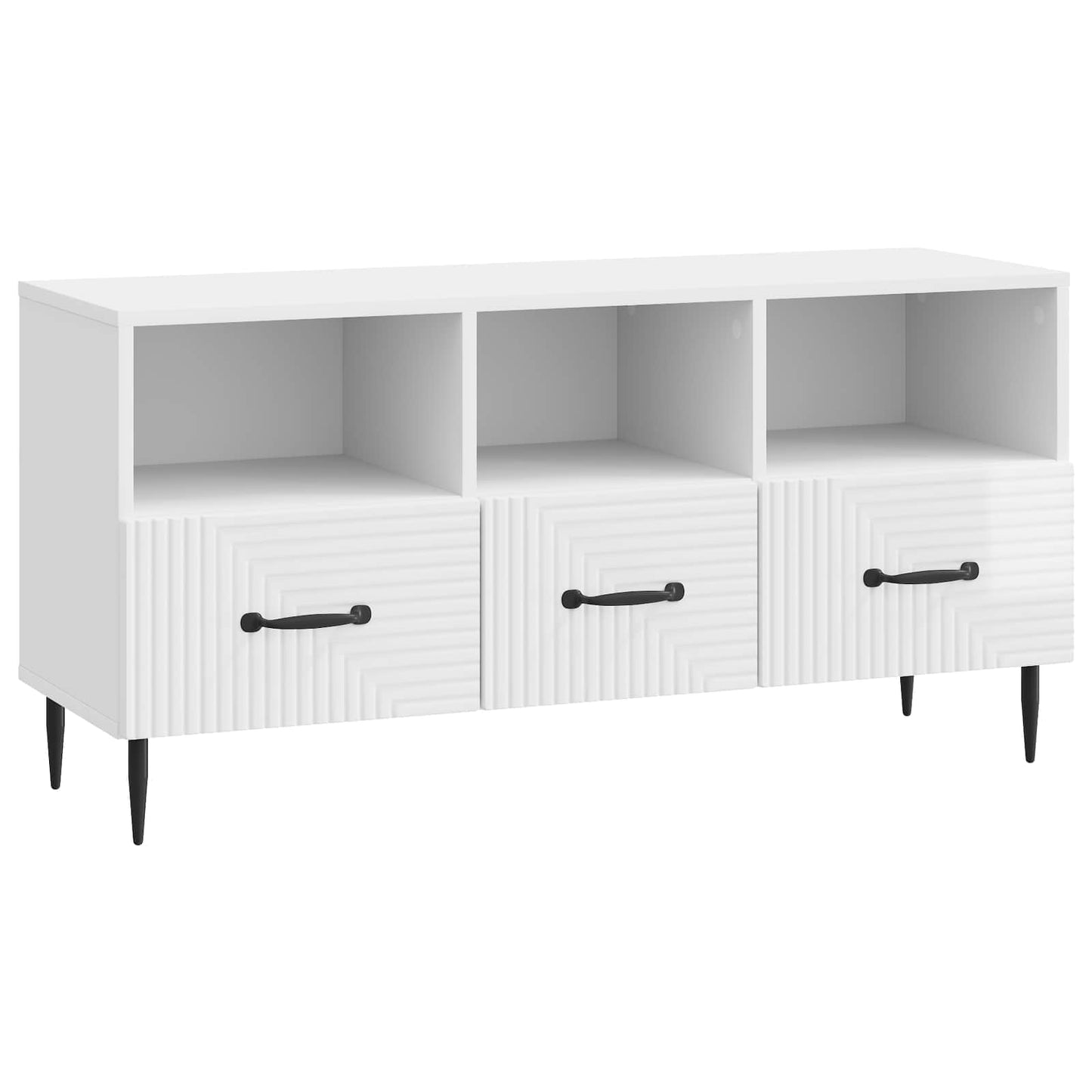 Tv-skab Med Skuffe 102 X 34,5 X 50 Cm Konstrueret Træ