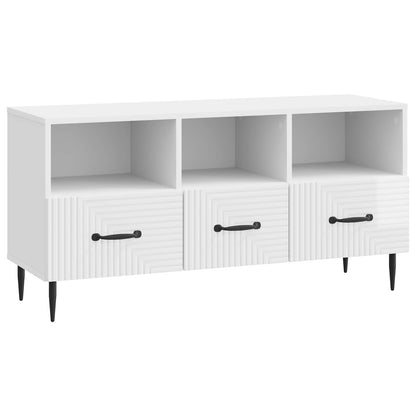 Tv-skab Med Skuffe 102 X 34,5 X 50 Cm Konstrueret Træ