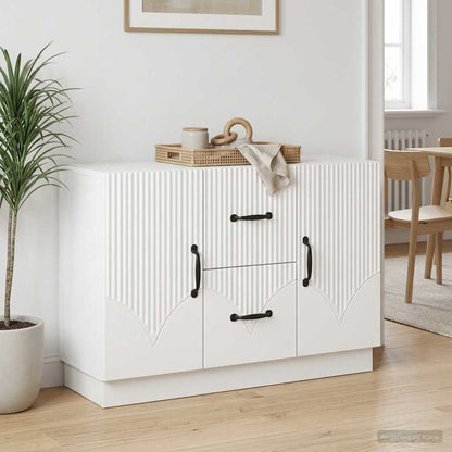 Sideboard Med Skuffe 89 X 34,5 X 57 Cm Konstrueret Træ - Hovedbillede