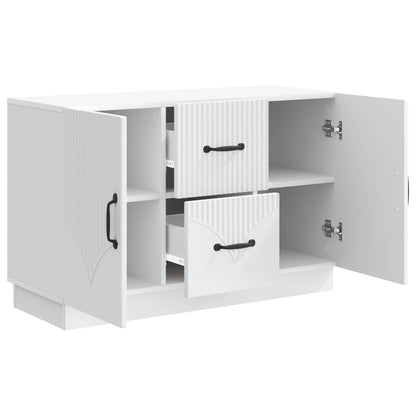 Sideboard Med Skuffe 89 X 34,5 X 57 Cm Konstrueret Træ - Billede 5
