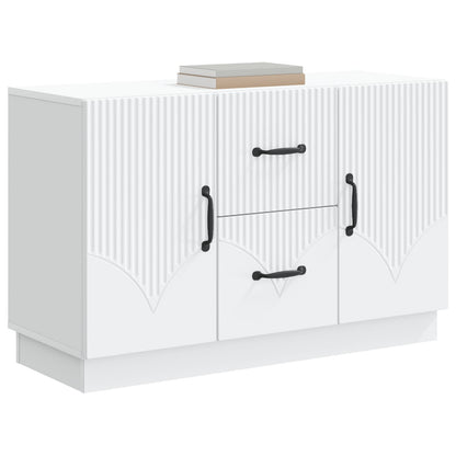 Sideboard Med Skuffe 89 X 34,5 X 57 Cm Konstrueret Træ - Billede 3
