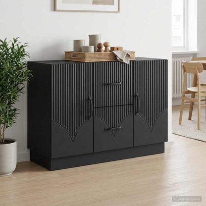 Sideboard Med Skuffe 89 X 34,5 X 57 Cm Konstrueret Træ - Variant 895346