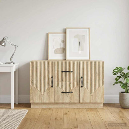 Sideboard Med Skuffe 89 X 34,5 X 57 Cm Konstrueret Træ - Variant 895347