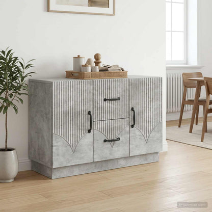 Sideboard Med Skuffe 89 X 34,5 X 57 Cm Konstrueret Træ - Variant 895348