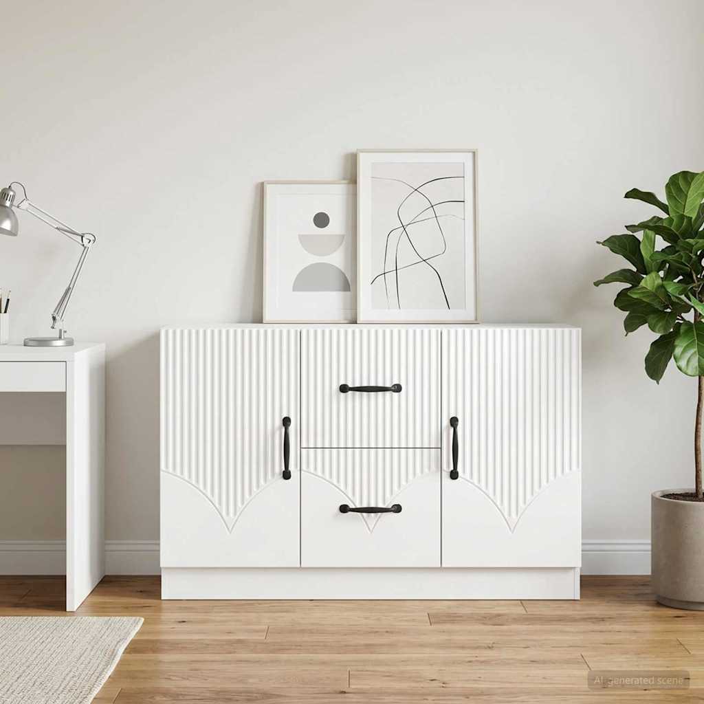Sideboard Med Skuffe 89 X 34,5 X 57 Cm Konstrueret Træ - Variant 895349