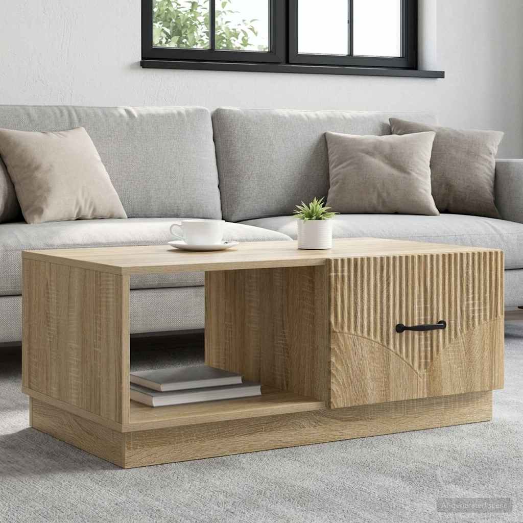 Sofabord 90 X 50 X 37 Cm Konstrueret Træ - Variant 895417