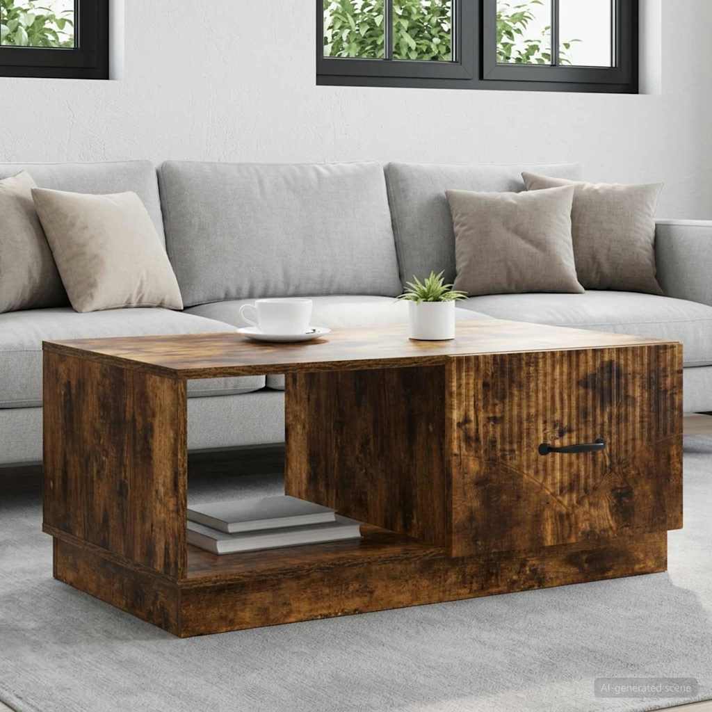 Sofabord 90 X 50 X 37 Cm Konstrueret Træ - Variant 895420