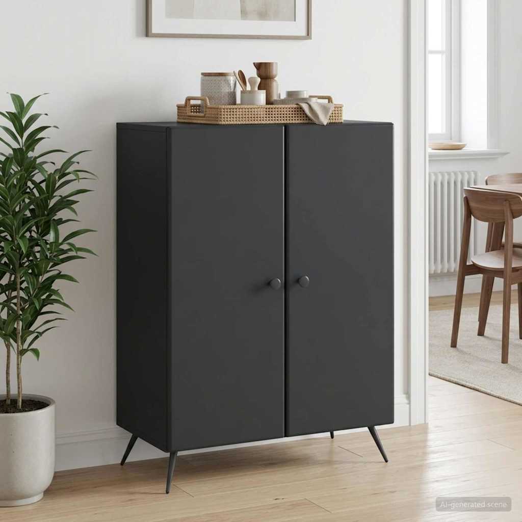 Sideboard 66 X 34,5 X 90 Cm Konstrueret Træ - Variant 895506