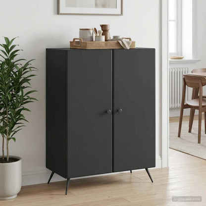 Sideboard 66 X 34,5 X 90 Cm Konstrueret Træ - Variant 895506