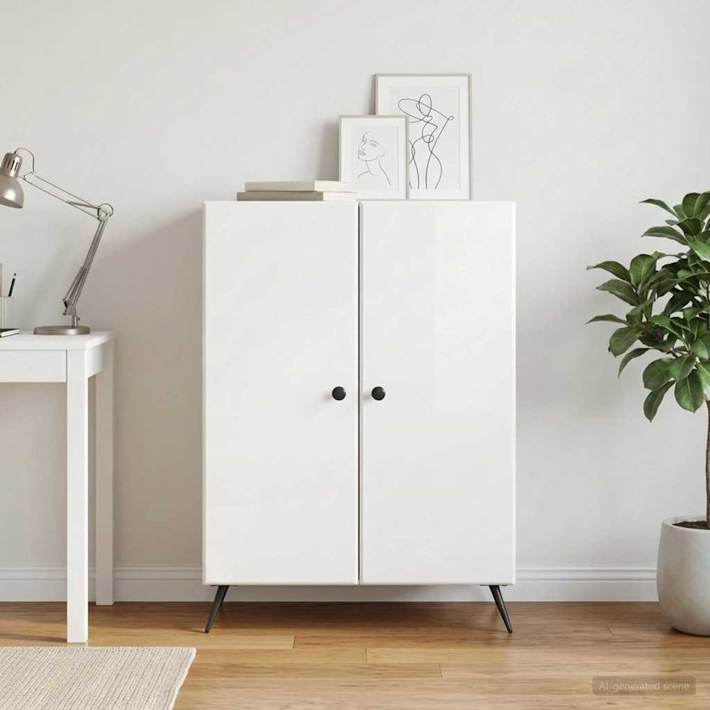 Sideboard 66 X 34,5 X 90 Cm Konstrueret Træ - Variant 895509