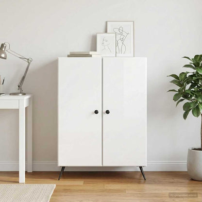 Sideboard 66 X 34,5 X 90 Cm Konstrueret Træ - Variant 895509