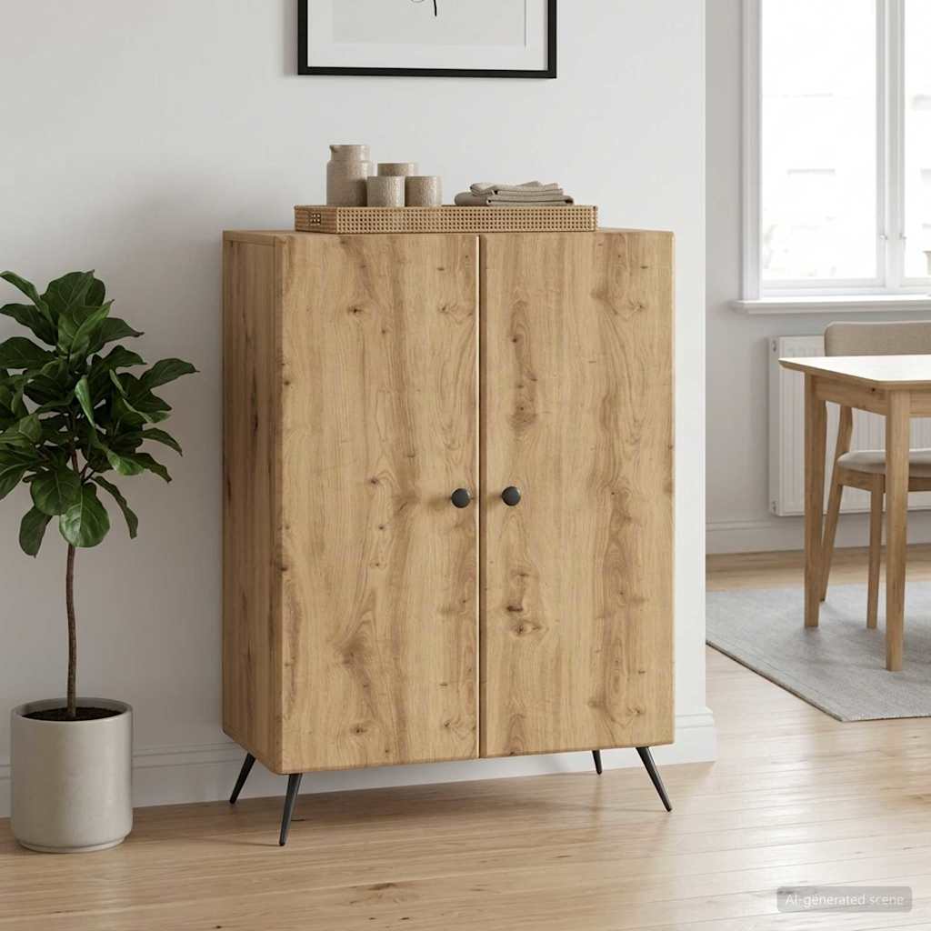 Sideboard 66 X 34,5 X 90 Cm Konstrueret Træ - Variant 895514
