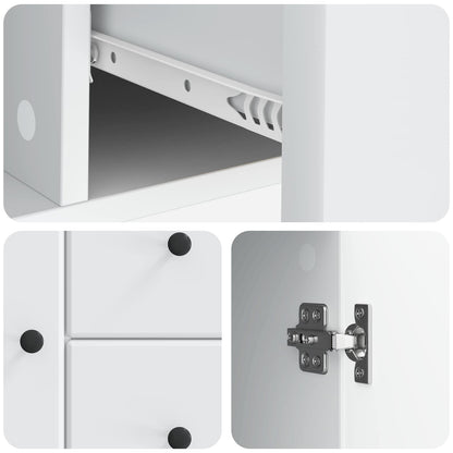 Sideboard Med Skuffe 89 X 34,5 X 60 Cm Konstrueret Træ - Billede 7