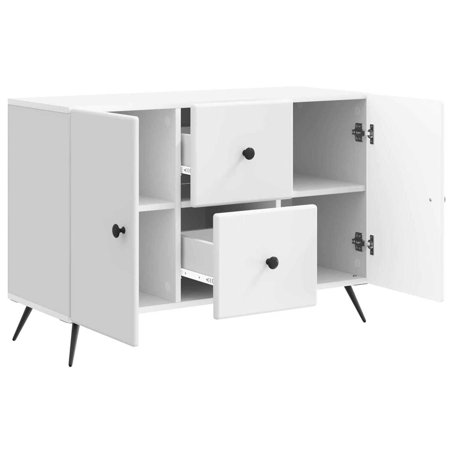 Sideboard Med Skuffe 89 X 34,5 X 60 Cm Konstrueret Træ - Billede 3