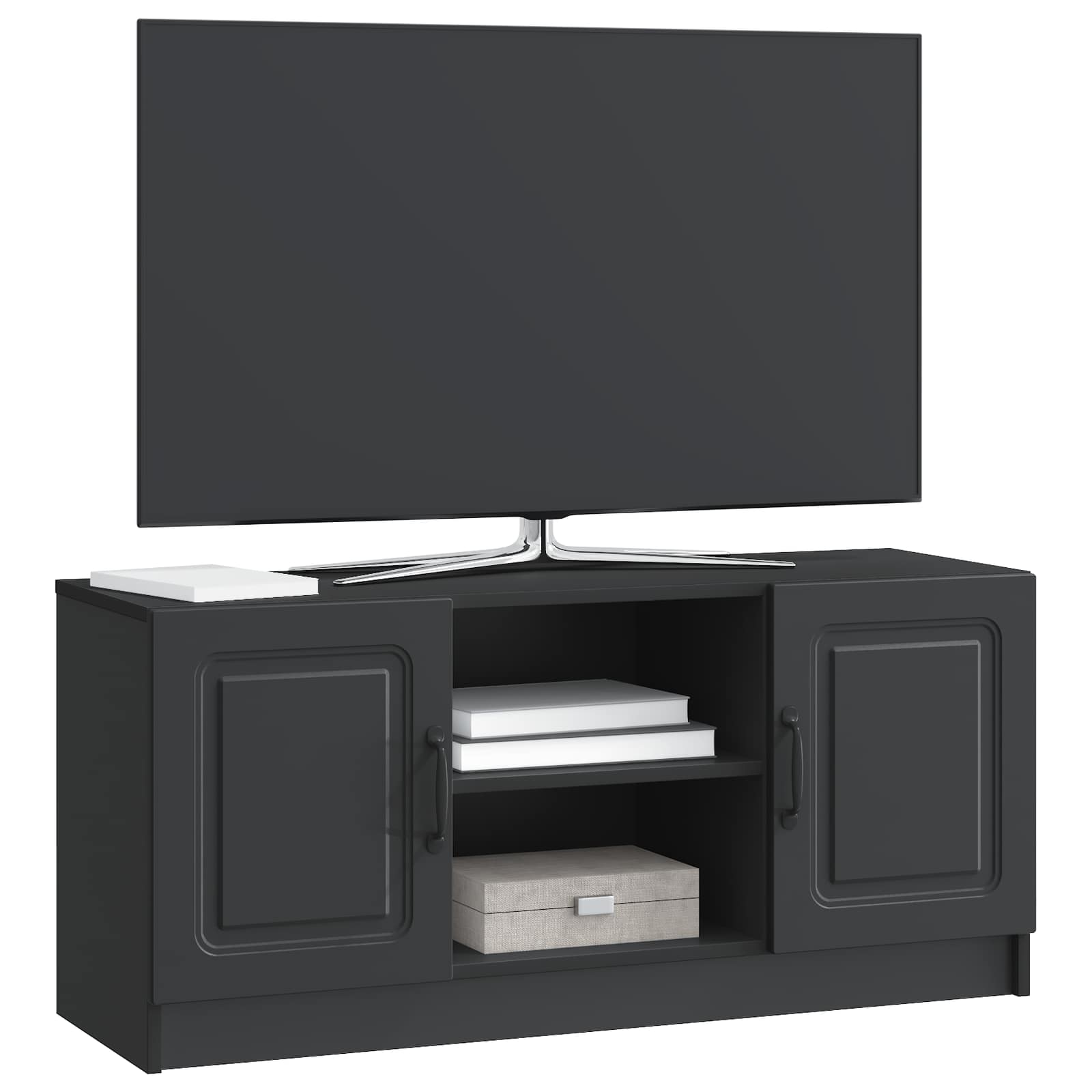 Tv-skab 102 X 34,5 X 47 Cm Konstrueret Træ - Billede 2