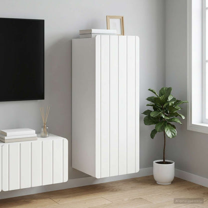 Vægmonteret Skab Konstrueret Træ - Variant 898245