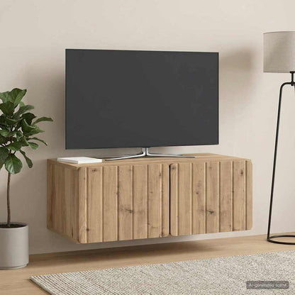 Væghængt Tv-skab Konstrueret Træ - Variant 898354