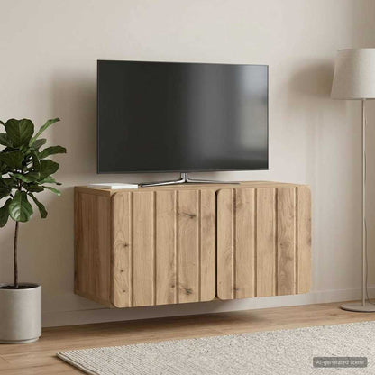 Væghængt Tv-skab Konstrueret Træ - Variant 898374