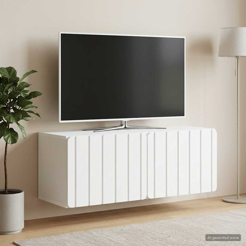 Væghængt Tv-skab Konstrueret Træ - Variant 898375