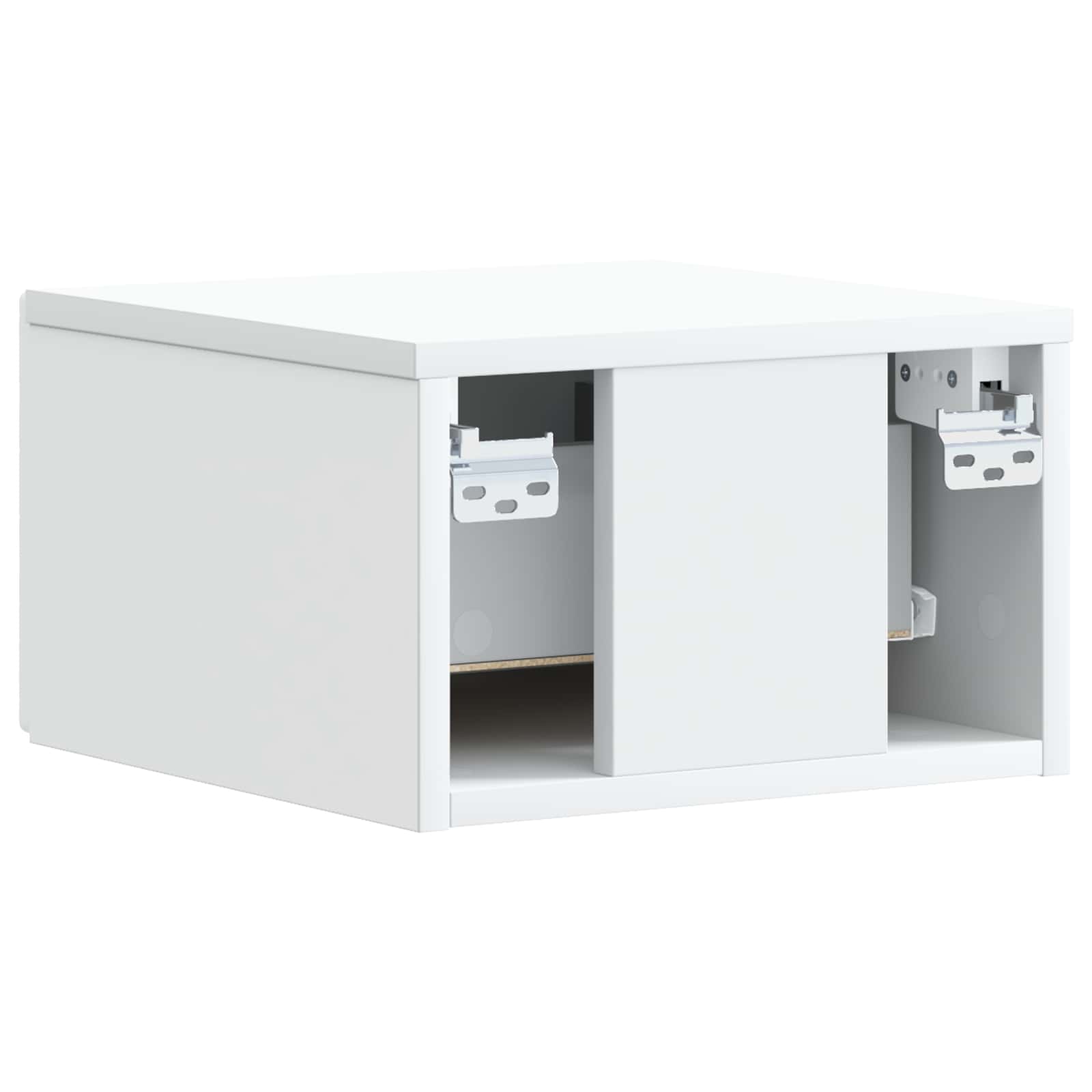 Væghængt Natbord 49 X 34,5 X 20 Cm Konstrueret Træ - Billede 5