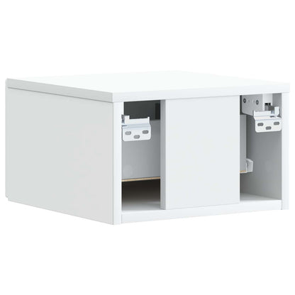 Væghængt Natbord 49 X 34,5 X 20 Cm Konstrueret Træ - Billede 5