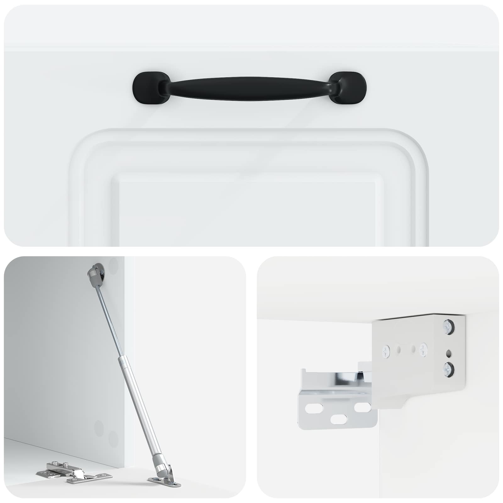 Væghængt Tv-skab 59,5 X 41 X 30 Cm Konstrueret Træ - Billede 7