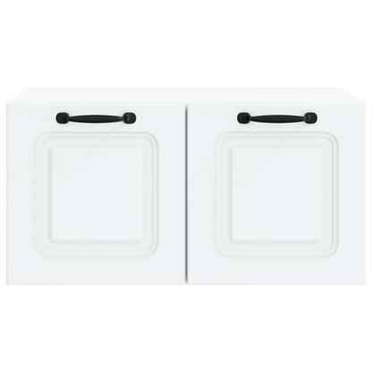 Væghængt Tv-skab 59,5 X 41 X 30 Cm Konstrueret Træ - Billede 4