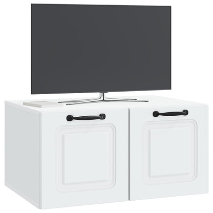Væghængt Tv-skab 59,5 X 41 X 30 Cm Konstrueret Træ - Billede 2